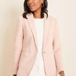 Ann Taylor Pink Hutton Ottoman Knit Blazer Photo 0