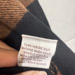 Blu Pepper Orange Plaid Buffalo Print Shacket Sz S Photo 7