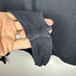 Bohme  Noelle Ribbed Open Back‎ Black Bodysuit Medium Long Sleeve Chic Classic Photo 6