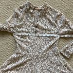 Forever 21 NEW Sheer Lacy Peplum Blouse Black White Top Shirt Size Small NWT Photo 5