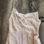 Retrofête Retrofete Katya Dress in Taffy Pink Sequins Size Large NWT Spaghetti Straps Photo 3