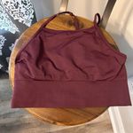 Lululemon Longline Bra B/C Cup Full Support Convertible Straps Burgundy Maroon 2 Photo 0