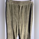 Aerie  Groove-On Rib Velour Flare Pant Nomad Olive Size S Photo 4