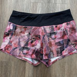Lululemon  Run Times Short 4" in Sun Dazed‎ Multi Pink Print Size 4 Photo 0