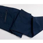 Tommy Hilfiger • Navy Blue with Black Trim Madison Stretch Slim Trousers Photo 0