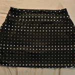 Nike  womens Skort Sz S Black Gray Polka Dots Pull On Photo 0