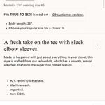 J.Crew  Refined rib elbow-sleeve T-shirt Photo 1