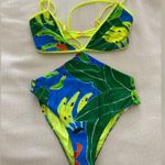 Farm Rio  Banana Leaves Cutout One Piece Swimsuit Photo 2