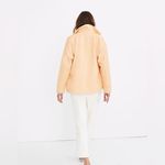 Madewell Brushed Herringbone Knit Shirt Jacket in candle flame color Photo 15