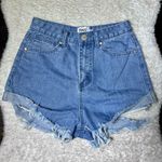 Princess Polly  Distressed High Rise Jean Shorts Photo 0