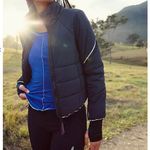 Free People NWT Gathering Storm Run Puffer in Black Photo 4