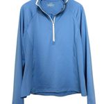 Vineyard Vines  Women’s Size L Blue 1/4 Zip Long Sleeve Performance Top Shirt Photo 1