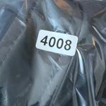 Michael Kors Black Leather Moto Jacket Womens Size M Asymmetrical Zip Photo 12