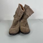 Taos Cozy Top Suede Boots Size 39 Tan Photo 2
