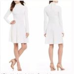 Eliza J  White Long Sleeve Dress with Pearl Detail Photo 16