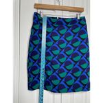 Marc by Marc Jacobs Marc Jacobs Etta Print Pencil Skirt Blue Green Circles Abstract Size 4 Photo 4