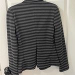 EXPRESS  Women's Striped Black and Gray Blazer Photo 4