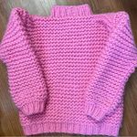 I Love Mr Mittens Pink Chunky Wool Sweater size small Photo 3