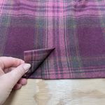 Pendleton Vtg  Wool Pencil Skirt Tartan Plaid Burgundy Womens Sz 8 Made in USA Photo 8