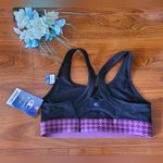 Champion  Black/Lavender Sports Bra Size Small Photo 2