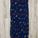 Rainbow Unicorn Sleeveless Open Back Romper size M Pride Colorful Blue Size M Photo 0