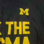 Gildan University Of Michigan  Navy Long Sleeve with Yellow Michigan Size Small Photo 1