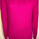 Evan Picone Vintage Lambswool, Angora Pink Sweater Removable Shoulder Pads Sz SP Photo 3
