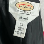 Talbots • Vintage Red Quilted Stitch Vest 3X Photo 3