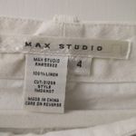 Max Studio White Linen Shorts 4 Summer Minimalist Preppy Nautical Slow Fashion Photo 4