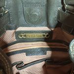 Brighton RARE Beautiful Lockheart By  Green Leather Beaded Tote Bag Photo 7