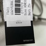 Tahari  NWT Mini Leather Sachel Bag Purse Crossbody white w floral front Photo 10