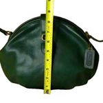 Coach Vintage Laurel Dark Green Glove Tanned Hinged Clam Shell Crossbody Bag COA Photo 9