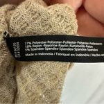 Urban Outfitters  Button Up Waffle Knit Long Sleeve Sweater Womens Small Beige Photo 6