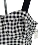 Fashion to figure Black White Gingham Peplum Tank Top size 2 2X NWT Photo 5