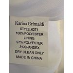 Karina Grimaldi Francesca Jumpsuit Ice Womens Size Large Photo 10