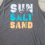 SheIn Sea Salt Sand Tropical & Letter Graphic Tank Top Medium Photo 3
