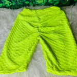 Neon yellow bright famous tik tok biker shorts S/M Yellow Photo 0