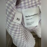 Reformation  Women’s Sally Mini Linen‎ Dress Size XS Photo 6