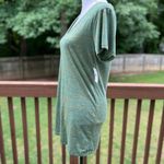 Alternative Green v neck tee Photo 2