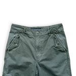 Veronica Beard  Mandy Parachute Baggy Pants High Rise Size 30 Green Photo 1