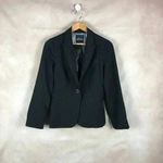 Guess Women's Notch Collar Black Blazer Size MEDIUM Photo 5