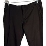 Nike  Womens Athletic Pants Size L Black Zip Pockets Zip Away Hem Mid Rise Photo 2