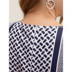 Bloomchic Geometric Contrast Dolman Sleeve Pocket Belted Jumpsuit Black 14-16 Photo 2