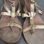Kenneth Cole  Reaction Gold Strappy Flat Gladiator Sandals Size 8 Photo 10