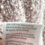 Free People  Good Day Cropped Sweater  Mauve Boucle Knit Size Small Photo 9