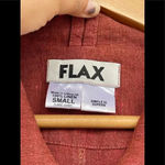 Flax  burnt orange linen dress small Photo 1