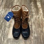 Jbu Women's Brown and Black Lace-Up Boots Size 8.5 Photo 15