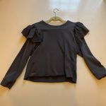 Pistola Grey Sweater With Ruffles Photo 2