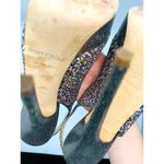 Jimmy Choo  CLUE Multicolor Glitter Slingback Platform Open Sandals in sz 39.5 Photo 3