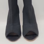 Catherine Malandrino  Nitty Stretch Ankle Pull On Open Peep Toe Sock Heel Boot 9 Photo 8